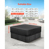 VEVOR Outdoor Hot Tub Cover, 90 x 90 x 20 Inch Weatherproof and Waterproof Hot Tub Cover Protector, 600D Heavy Duty Oxford Fabric and 950N Tearing Strength, Square Spa Covers for Hottub, Black