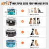 VEVOR Foldable Pet Playpen, 36 inch Portable Dog Playpen, Crate Kennel for Puppy, Dog, Cat, Premium Waterproof 600D Oxford Cloth, Removable Zipper, for Indoor Outdoor Travel Camping Use (Octagon, M)