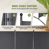 VEVOR Room Divider, 6.1 ft Room Dividers and Folding Privacy Screens (3-panel), Fabric Partition Room Dividers for Office, Bedroom, Dining Room, Study, Freestanding, Dark Gray