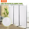 VEVOR Room Divider, 6.1 ft Room Dividers and Folding Privacy Screens (3-panel), Fabric Partition Room Dividers for Office, Bedroom, Dining Room, Study, Freestanding, White