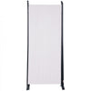 VEVOR Room Divider, 6.1 ft Room Dividers and Folding Privacy Screens (3-panel), Fabric Partition Room Dividers for Office, Bedroom, Dining Room, Study, Freestanding, White