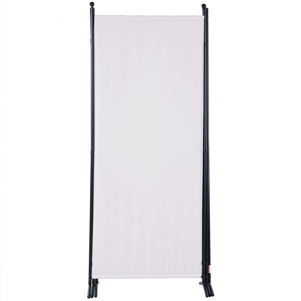 VEVOR Room Divider, 6.1 ft Room Dividers and Folding Privacy Screens (3-panel), Fabric Partition Room Dividers for Office, Bedroom, Dining Room, Study, Freestanding, White