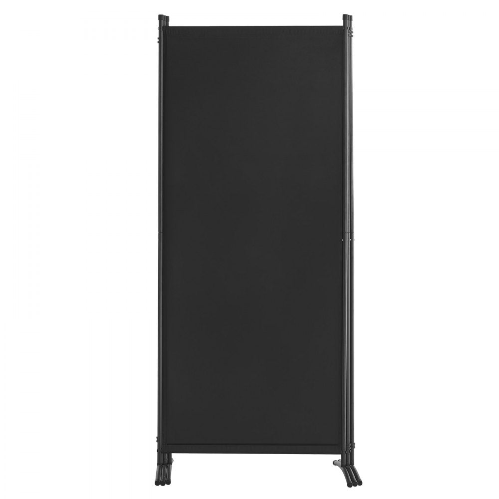 VEVOR Room Divider, 3 Panel Room Dividers and Folding Privacy Screens, Fabric Partition Room Dividers for Office, Bedroom, Dining Room, Study, Freestanding, Black