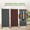 VEVOR Room Divider, 3 Panel Room Dividers and Folding Privacy Screens, Fabric Partition Room Dividers for Office, Bedroom, Dining Room, Study, Freestanding, Gray