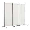 VEVOR Room Divider, 3 Panel Room Dividers and Folding Privacy Screens , Fabric Partition Room Dividers for Office, Bedroom, Dining Room, Study, Freestanding, White