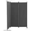 VEVOR Room Divider,  4 Panel Room Dividers and Folding Privacy Screens, Fabric Partition Room Dividers for Office, Bedroom, Dining Room, Study, Freestanding, Light Gray