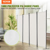 VEVOR Room Divider,  4 Panel Room Dividers and Folding Privacy Screens, Fabric Partition Room Dividers for Office, Bedroom, Dining Room, Study, Freestanding, White