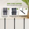 VEVOR Room Divider,  4 Panel Room Dividers and Folding Privacy Screens, Fabric Partition Room Dividers for Office, Bedroom, Dining Room, Study, Freestanding, White