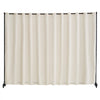 VEVOR Room Divider, Portable Panel Room Divider with Wheels Curtain Divider Stand, Freestanding Room Divider Privacy Screen for Office, Bedroom, Dining Room, Study, Beige