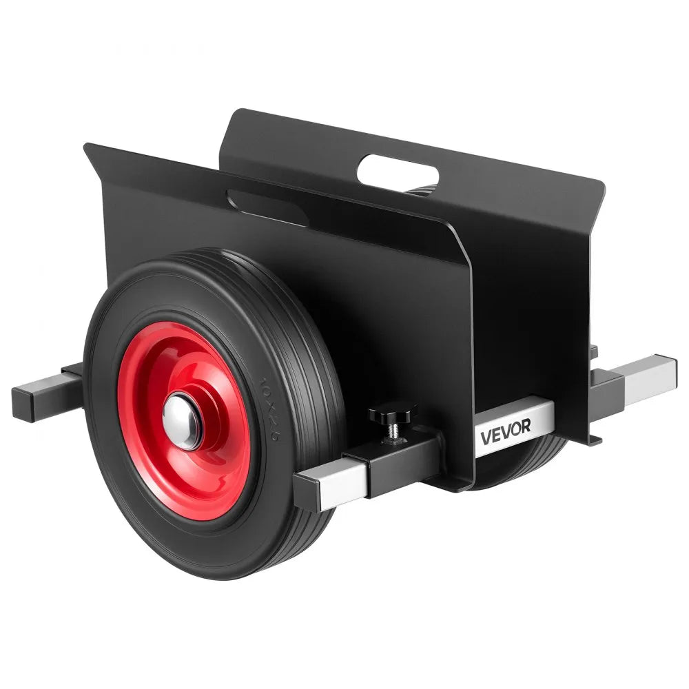 VEVOR Panel Dolly, 1000 lbs Load Capacity, Drywall Mover with 10 Inch Rubber Wheels Fits Different Terrain, Adjustable Clamp Panel Cart for Steel Panels, Mattress, Doors and Drywall Sheet, Black