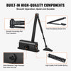 VEVOR Door Closer, Automatic Door Closer Commercial or Residential Use for Door Weights 100 Lbs, Adjustable Size Hydraulic Buffer Door Closers Heavy Duty Cast Aluminum Body, Easy Install, Black
