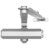 VEVOR Door Closer, Automatic Door Closer Commercial or Residential Use for Door Weights 150 Lbs, Adjustable Size Hydraulic Buffer Door Closers Heavy Duty Cast Aluminum Body, Easy Install, Silver