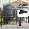 VEVOR Staircase Metal Balusters, 32.28" x 1" x 0.2" Flat Aluminum Alloy Decorative Banister Spindles, 51 Pack Deck Baluster with Screws, Classic Hollow Deck Railing Satin Black Powder Coated for Porch
