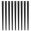 VEVOR Staircase Metal Balusters, 32.28" x 1" x 0.2" Flat Aluminum Alloy Decorative Banister Spindles, 51 Pack Deck Baluster with Screws, Classic Hollow Deck Railing Satin Black Powder Coated for Porch