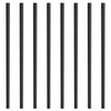 VEVOR Staircase Metal Balusters, 32.28" x 1" x 0.2" Flat Aluminum Alloy Decorative Banister Spindles, 51 Pack Deck Baluster with Screws, Classic Hollow Deck Railing Satin Black Powder Coated for Porch