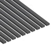 VEVOR 61 Pack Deck Balusters, 36 in Galvanized Steel Railing Spindles, Hollow Rectangle Metal Decking Stair Balusters with Pre-Drilled Hole, End Caps, Screws, for Deck, Porch & Stair Railing, Black
