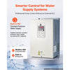 VEVOR 15HP 11KW 50A VFD, Single/3-Phase 220V Input to 3-Phase 220V Output, 0–2000Hz Variable Frequency Drive, Built-in PID for Constant Pressure Water Supply, Precision Motor Speed Control