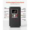 VEVOR 20HP 15KW 35A Variable Frequency Drive, 3-Phase AC480V Input/Output, 3 Phase to 3 Phase, 0–500Hz Output VFD, V/F SVC Control Modes for Precision Motor Speed Control