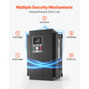VEVOR 40HP 30KW 62A Variable Frequency Drive, 3-Phase AC480V Input/Output, 3 Phase to 3 Phase, 0–500Hz Output VFD, V/F SVC Control Modes for Precision Motor Speed Control
