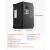 VEVOR 40HP 30KW 62A Variable Frequency Drive, 3-Phase AC480V Input/Output, 3 Phase to 3 Phase, 0–500Hz Output VFD, V/F SVC Control Modes for Precision Motor Speed Control