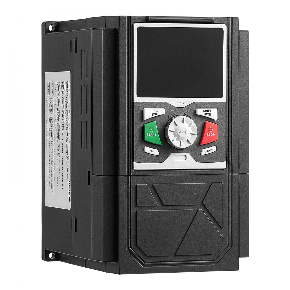 VEVOR 7.5HP 5.5KW 14.6A Variable Frequency Drive, 3-Phase AC480V Input/Output, 3 Phase to 3 Phase, 0–500Hz Output VFD, V/F SVC Control Modes for Precision Motor Speed Control