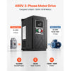 VEVOR 10HP 7.5KW 20.5A Variable Frequency Drive, 3-Phase AC480V Input/Output, 3 Phase to 3 Phase, 0–500Hz Output VFD, V/F SVC Control Modes for Precision Motor Speed Control