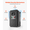 VEVOR 10HP 7.5KW 20.5A Variable Frequency Drive, 3-Phase AC480V Input/Output, 3 Phase to 3 Phase, 0–500Hz Output VFD, V/F SVC Control Modes for Precision Motor Speed Control