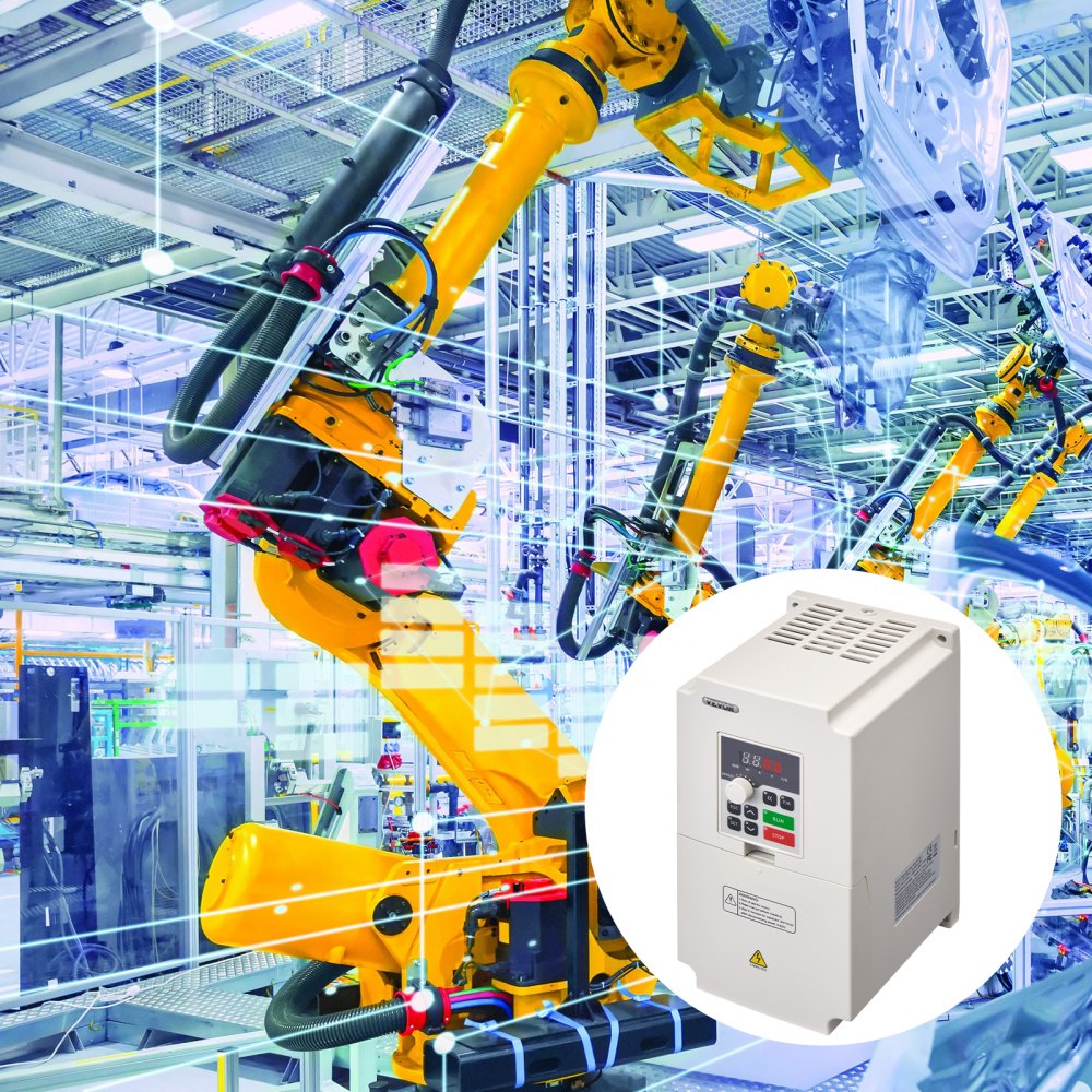 VEVOR Variable Frequency Drive, AC 220V Input 4KW Variable Frequency CNC Drive Inverter Converter, VFD 5.5HP 1 or 3 Phase Input, 3 Phase Output, CNC Motor Inverter Converter for Motor Speed Control