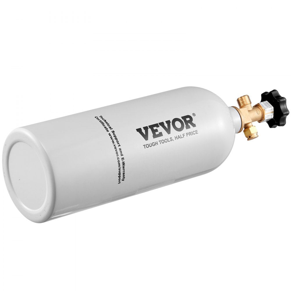 VEVOR CO2 Regulator Gauge with 0-60PSI, Heavy Duty CO2 Gauge Gas System, Draft Beer Regulator with Adjustable Pressure Regulator, Check Valve for Draft Beer Homebrew (5 LBS CO2 Tank)