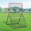 VEVOR Baseball And Softball Rebounder Net, 3 x 4.5 ft PitchBack Baseball Pitching Nest, 3-Way Baseball, Softball Pitchback Net, Fielding Trainer, Bounce Back Net for Fielding/Throwing Practice