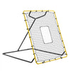 VEVOR Baseball Softball Rebounder Net 4 x 4.5 ft Pitch Back Trainer Target, 4 Adjustable Angles with Strike Zone, Steel Frame, Bounce Back Net for Pitching & Fielding Training, Return Practice