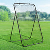VEVOR Baseball Softball Rebounder Net 4 x 6 ft Pitch Back Trainer Target, 5 Adjustable Angles with Strike Zone, Steel Frame, Bounce Back Net for Pitching & Fielding Training, Return Practice