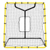 VEVOR Baseball And Softball Rebounder Net, 4 x 4.5 Feet PitchBack Baseball Nest for Pitching and Fielding Training, Pitch Return Trainer Rebound Net with Pitching Target, 4 Adjustable Angles