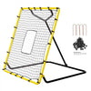 VEVOR Baseball And Softball Rebounder Net, 4 x 4.5 Feet PitchBack Baseball Nest for Pitching and Fielding Training, Pitch Return Trainer Rebound Net with Pitching Target, 4 Adjustable Angles