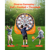 VEVOR Inflatable Soccer Dart Board, over 6 ft High Giant Soccer Dart Board with 4 Kick Balls, 12 Tennis and Air Pump, 3-Min Setup, Ideal for Giant Yard Games, Giant Kick Darts Game, Backyard Golf Game