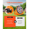 VEVOR Inflatable Soccer Dart Board, over 6 ft High Giant Soccer Dart Board with 4 Kick Balls 6 Darts 6 Axe & Air Pump, 3-Min Setup, Ideal for Giant Yard Games, Giant Kick Darts Game, Soccer Dart Game