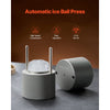 VEVOR Ice Diamond Press, 2.4" Ice Ball Maker, Aviation Aluminum Diamond Ice Ball Press Kit for Ice Diamond, Ice Press with Tong and Drip Tray, for Whiskey, Cocktail, Bourbon, Scot on Party & Holiday