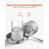 VEVOR Ice Diamond Press, 2.4" Ice Ball Maker, Aviation Aluminum Diamond Ice Ball Press Kit for Ice Diamond, Ice Press with Tong and Drip Tray, for Whiskey, Cocktail, Bourbon, Scot on Party & Holiday