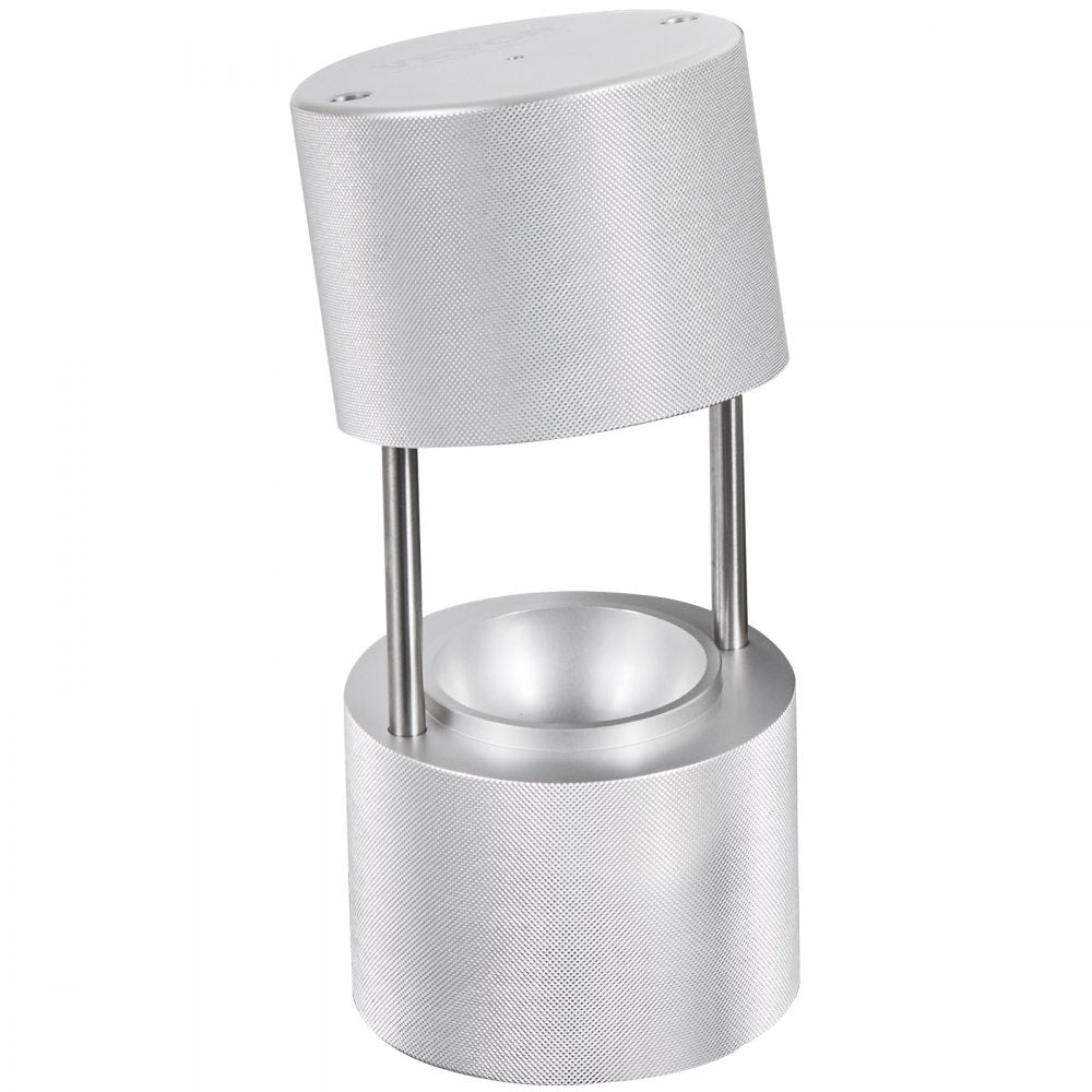 VEVOR Ice Ball Press Kit, Aircraft Al Alloy Ice Press with Ice Block Mold, Large Mat, Tong, Drip Tray, One Glass, Round Ice Ball Maker 2.4"/60 mm Ice Sphere, for Whiskey, Cocktail on Party & Holiday