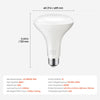 VEVOR BR30 Flood Light Bulb, 12 Pack LED Indoor Flood Lights, 850 Lumens LED Flood Light Bulbs, E26 Standard Base, 3000K Warm Light, 15,000 Hour Lifetime, Stepless Dimmable Recessed Can Light Bulbs