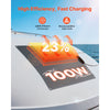 VEVOR Flexible Solar Panel, 100W Semi-Flexible Bendable Monocrystalline Solar Panel, 23% Efficiency Mono Off-Grid Charger with MC4 Output, IP67 Waterproof for Marine RV Car Cabin Curved Surfaces