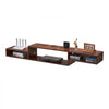 VEVOR Floating TV Stand, 70" Wall Mount Entertainment Center with Power Outlet & Cable Hole, Modern Floating TV Shelf with Storage Cabinet for DVD Player, Cable Box, Game Console, TV Accessory, Wood