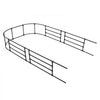 VEVOR Garden Arbor, 94.5 (H) x 59 (W) x 15.8 (D) in Metal Archway, Sturdy Outdoor Trellis Arch with Stakes, Easy to Assemble, Pergola Arbor for Plant Climbing Yard Lawn Wedding Party Decoration