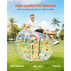 VEVOR Inflatable Bumper Balls 1-Pack, 5FT/1.5M Body Sumo Zorb Ball, 0.8mm Thick PVC Human Hamster Bubble Knocker for Outdoor Sports Team Gaming Play, Bopper Toy for Garden Yard Park, Multicolor