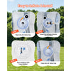VEVOR 2-Pack Inflatable Bumper Balls 5FT Human Bubble for Adult Transparent, for Backyard, Camping, Picnic, Park, Lawn, and Outdoor Team Gameplay, Thickened PVC Material, Sumo Hamster Ball with Handle
