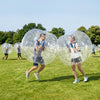 VEVOR 2-Pack Inflatable Bumper Balls 5FT Human Bubble for Adult Transparent, for Backyard, Camping, Picnic, Park, Lawn, and Outdoor Team Gameplay, Thickened PVC Material, Sumo Hamster Ball with Handle