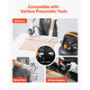 VEVOR 6 Gallon Air Compressor, 1.7HP 2.3CFM @ 90PSI Portable Pancake Air Compressor & 150PSI Max Working Pressure, Oil-Free Compressor Tank for Tire Inflation, Spray Painting, Woodwork Nailing, 120V