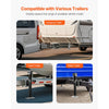 VEVOR Trailer Jack, 2500 lbs Dynamic Load Capacity, Heavy Duty Swivel Bolt-on Trailer Jack with Ergonomic Handle, 15-inch Vertical Travel, Suitable for RV, Horse, Utility, Camping and Yacht Trailers