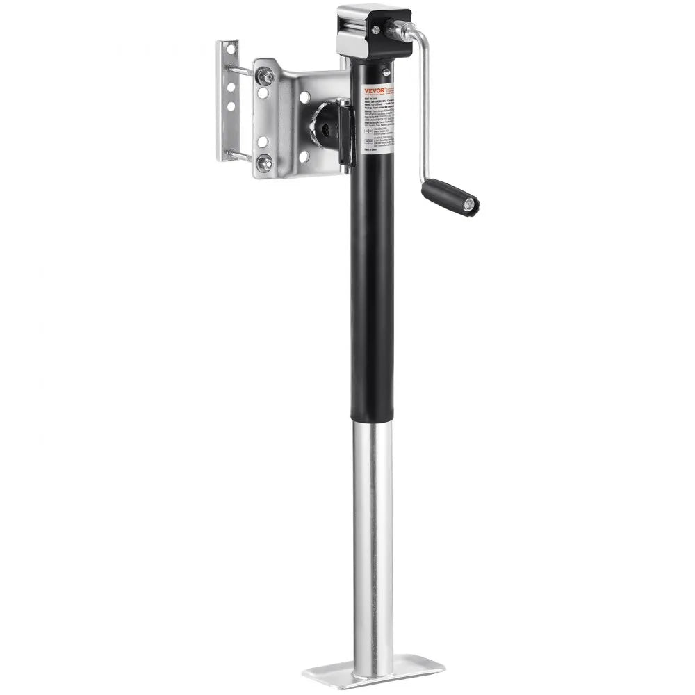 VEVOR Trailer Jack, 5000 lbs Dynamic Load Capacity, Heavy Duty Swivel Bolt-on Trailer Jack, 14.3" Lift Trailer Jack Stand with Handle for RV Trailer, Horse Trailer, Utility Trailer, and Yacht Trailer