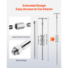 VEVOR Inner CV Axle Puller Tool Set with 5/8 in-18 Slide Hammer & 2-Inch 2.5-Inch CV Joint Fork Adapter, Inner CV Joint Removal Tool Kit, Heavy Duty Front Wheel Drive Axle Puller Slide Hammer Set